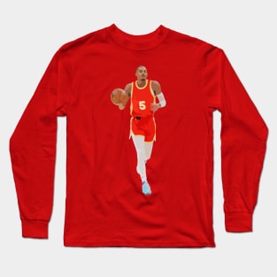 Dejounte Murray Blurry Long Sleeve T-Shirt